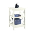 thumbnail image 3 of Convenience Concepts End Table Coffee Accent Table Square in Wood - Ivory, 3 of 5