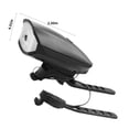 thumbnail image 3 of Bike Light with Horn - 120dB Safety Alert & USB Rechargeable LED Headlight for Night Riding, 3 of 6