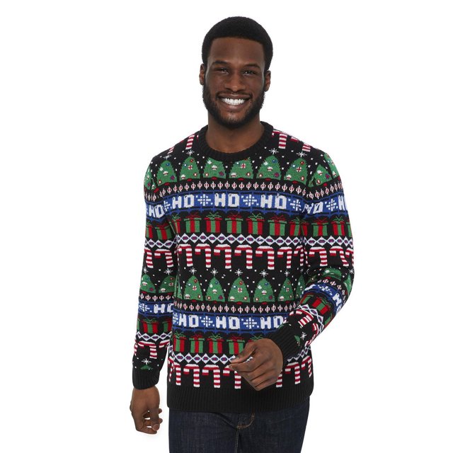 Chandail avec lumières de Noël George pour hommes