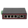 thumbnail image 1 of Interrupteur Industriel Rapide à Rail DIN Ethernet à 5 Ports 5 X 100Mbps -4085 Protection, 1 of 8