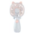 thumbnail image 1 of Cute Cat-Shaped Handheld Fan, USB Rechargeable Mini Fan, 3-Speed Portable Fan for Kids & Students, 1 of 6