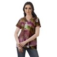 thumbnail image 2 of Moomaya Chemise Tunique Style Enveloppant pour Femmes en Coton Décontracté Col Classique Boutonné, 2 of 6