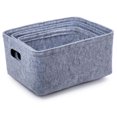 thumbnail image 3 of Truu Design, Paniers de rangement en feutre, ensemble de 3, 3 of 4