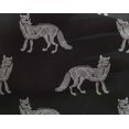 thumbnail image 4 of oneOone Georgette Viscose Fabric Fox Block Printed Fabric 1 Yard 42 Inch Wide, 4 of 4