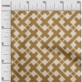 thumbnail image 2 of oneOone Cotton Cambric Brown Fabric Check Craft Projects Decor Fabric Printed By The Yard 42 Inch Wide, 2 of 4
