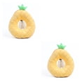 thumbnail image 1 of QualitChoice Cat Neck Cone Puppy Accessories Elizabethan Collars Adjustable Dogs Collar Breathable Surgery Kitten Cones Pineapple Pattern L 2Set, 1 of 6