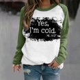 thumbnail image 1 of Mode Chandails à Capuchon pour Femmes 2023 T-shirt Imprimé Manches Longues Blouse Col Rond Hauts Décontractés Chandail en Molleton 50 % de Réduction Costumes Halloween/noël, 1 of 5