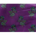 thumbnail image 4 of oneOone Georgette Viscose Fabric Leaves & Floral Block Decor Fabric Printed BTY 42 Inch Wide, 4 of 4