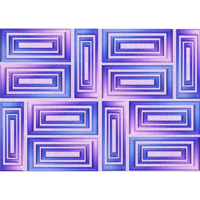 Ahgly Company Machine Washable Indoor Rectangle Transitional Mauve Purple Area Rugs, 3' x 5'
