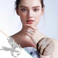 thumbnail image 1 of EGNMCR Bagues Mode Dames Ouvert Creux Bijoux Mode Ring Ladies, 1 of 9