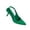 Green, variant on Women High Heeled Shoes Pointy Toe Chunky Heel PU Slingback Ankle Strap Sandals The New Summer Large Size Pointed Soft Leather Bag Head To Match Khaki
