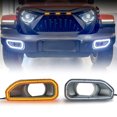 thumbnail image 1 of AMERICAN MODIFIED Couvertures de Feu de Brouillard avec Signal de Virage pour Jeep 18-24 Wrangler JL, 1 of 8