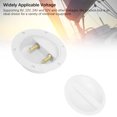 thumbnail image 3 of 6- 32V Electric Agitation Fishing Junction Box, Water Boat Junction Box for RVs Yachts Ships, White ABS Metal Cable Terminal Connector with Electric Reel Power Supply Base,, 3 of 7