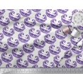 thumbnail image 3 of Soimoi Purple Heavy Canvas Fabric Filigree Damask Print Fabric by the Yard 58 Inch Wide, 3 of 3