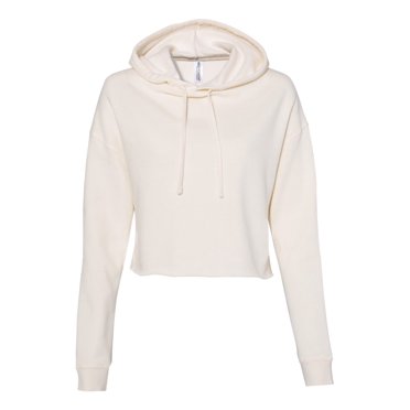 Independent Trading Co. Chandail à Capuchon Court Léger pour Femmes, m, Os
