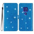 thumbnail image 1 of Compatible with Motorola Moto E7 Plus Sparkling Glitter Wallet Case with Card Pocket Flip Cover, 1 of 5