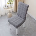 thumbnail image 2 of Dvruxg Dining Chair Cover, Detachable Sofa Chair Cover, Retractable Chair Cover, Dining Room Chair Covers, Anti-cat Scratch, Washable, Regular Size, for Kitchen, Hotel, Banquet, 2 of 5