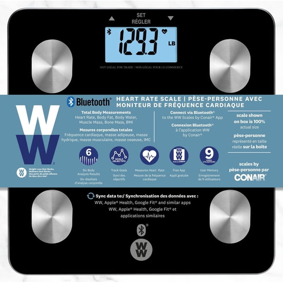WW Digital Heart Rate Scale with Bluetooth