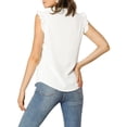 thumbnail image 3 of INSPIRE CHIC Women's Ruffled Sleeveless Pullover V- Neck Work Blouses Tops XL White, 3 of 8
