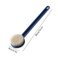 thumbnail image 3 of EGNMCR Long Handled Shower Brush Scrubbing Shower Brush Back Scrubbing Shower Brush Hand Scrubbing Shower Brush Hangable Soft Bristle Shower Brush shower puff, 3 of 7