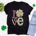 thumbnail image 2 of Birdeem T-Shirt Décontracté pour Femmes Imprimé Saint-Patrick à Manches Courtes, 2 of 5