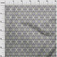 thumbnail image 3 of oneOone Polyester Spandex Vert Clair Tissu Asiatique Ikat Robe Tissu Tissu Imprimé par la Cour 56 Pouces de Large, 3 of 4