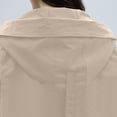 thumbnail image 4 of RXIRUCGD Manteau Long Décontracté Mode pour Femmes, Khaki, Taille : L, 4 of 6