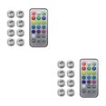 thumbnail image 1 of stanreset 1/2/3/5 Wireless LED Car Interior Ambient Light Remote Control Auto with Battery Luminous Lamp for Vase Aquarium Party Decoration 8 lights 2PCS, 1 of 6