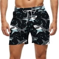 thumbnail image 1 of Kakii Men's Swim Trunks Hawaiian Bathing Mesh Lining Suit Swimsuits Beach Shorts with Pockets, 1 of 6