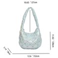 thumbnail image 3 of Women Commute Bag Colorful Quilted Designer Lady Handbags Fashion Hobo Hand Bags, 3 of 9