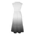 thumbnail image 5 of 2024 Longues Robes Maxi à Bretelles Spaghetti pour Femmes Été, Robes Maxi Sans Manches à Dégradé pour Femmes Grande Taille, Robes d'Été Décontractées à Col Rond pour la Plage, Robe Maxi Fluide à Étages pour Femmes, 5 of 5