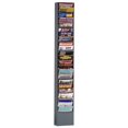 thumbnail image 2 of Durham 401-95 Steel 23 Contour Pocket Vertical Literature Rack, Gray, 2 of 3