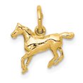 thumbnail image 1 of Charme Cheval Poli en Or Jaune 14K, 1 of 2