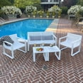 thumbnail image 4 of Patioflare Pioneer Patio Conversation Set, Cream, 4 of 6