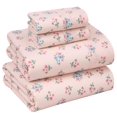 thumbnail image 1 of RUVANTI 100% Cotton Queen Sheets, Percale Queen Sheet Set, Spring On, 1 of 7