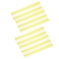 thumbnail image 4 of Binding Spines, Manual Bound 30 Holes Aging Resistant Binding Coils  For Office Yellow, 4 of 8