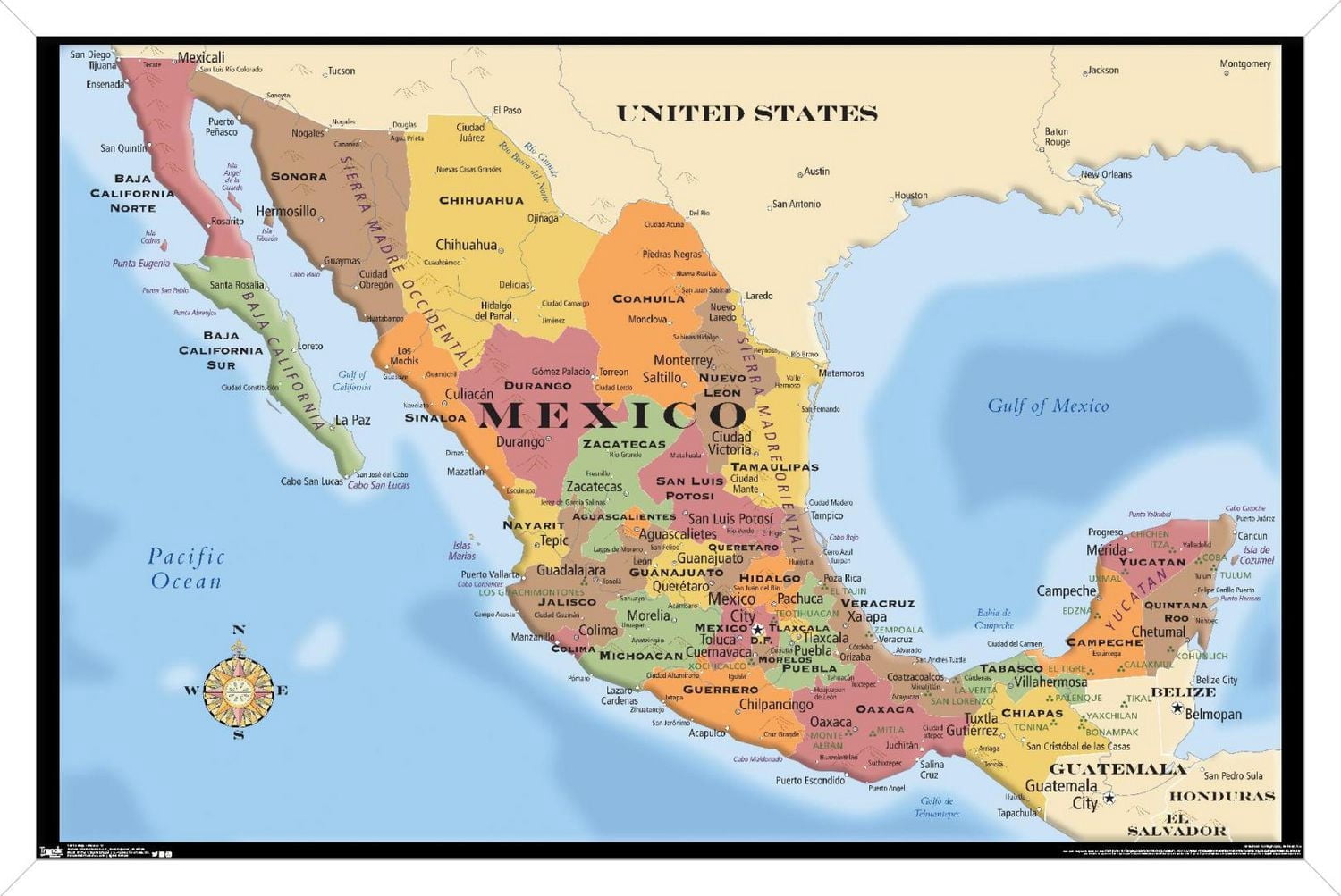 Carte - Mexique