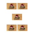 thumbnail image 2 of Baohd Wide Application Merry Christmas Gnome Doormat Soft And Comfortable Water Christmas hat 5Set, 2 of 6