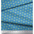 thumbnail image 3 of Soimoi Polyester Crepe Fabric Artistic Floral Printed Fabric 1 Yard 42 Inch Wide, 3 of 3