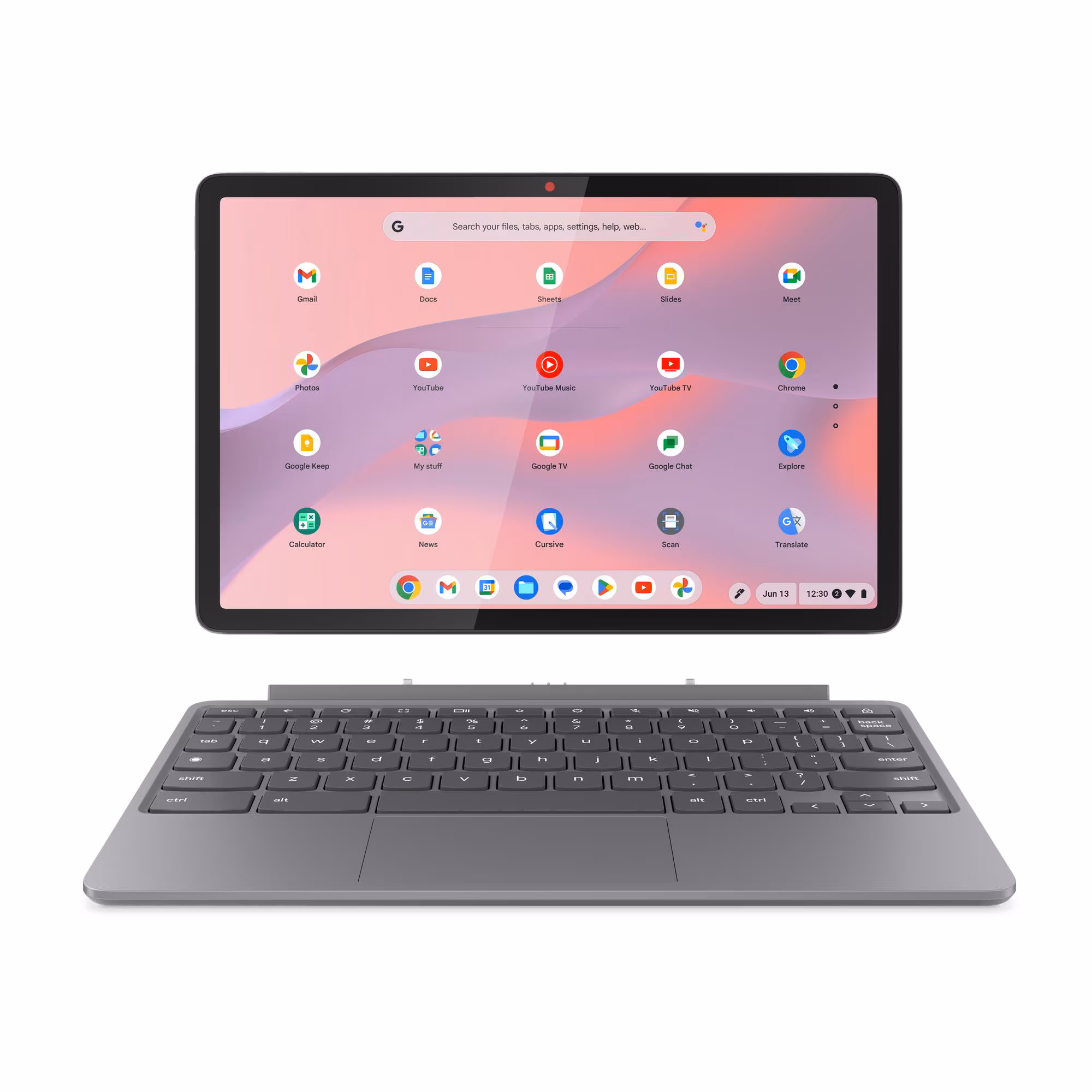 Lenovo Chromebook Duet 2-in-1 Detachable Chromebook, 11" WUXGA Touchscreen Display, MediaTek Kompanio 838, 8GB 128GB, USI Pen 2, Folio Keyboard, 400 nits, French/English, ChromeOS