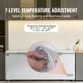 thumbnail image 4 of VEVOR Chest Freezer, 19.8 Cu.ft / 561 L Large Deep Freezer with Split Top Double Locking Lids, 4 of 9
