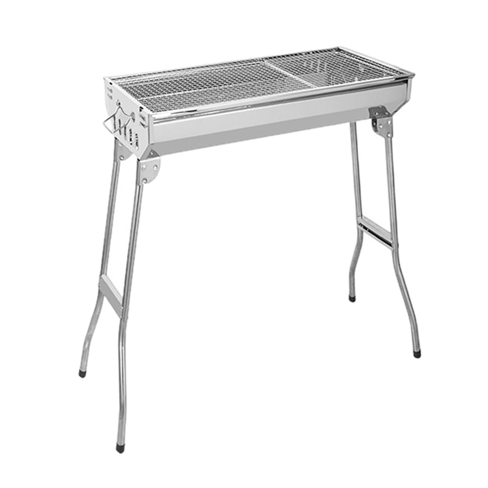 jinwen Barbecue Grill Portable BBQ Camping Charcoal Grill for Hiking Picnics Garden L