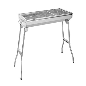 jinwen Barbecue Grill Portable BBQ Camping Charcoal Grill for Hiking Picnics Garden L