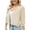 #0215-Beige, variant on Pincandy Women's 3/4 Sleeve Cardigan Cropped Open Front Bolero Shrug for Dresses, Chiffon Lightweight Cardigans