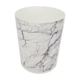 thumbnail image 5 of Mainstays 11.4 Litre Round Plastic Waste Can, White Marble 1 Piece, 5 of 5