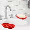 thumbnail image 1 of Soap Drainer Box, Non-Slip Silicone Soap Holder, Bathroom Soap Tray with Drain Holes, Compact Soap Dish for Countertop, Shower, Kitchen, Easy to Clean, Neat Decor, Space-Saving Design, 1 of 6