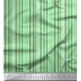thumbnail image 1 of Soimoi Georgette Viscose Fabric Diagonal Line & Stripe Printed Craft Fabric by The Yard 42 Inch Wide, 1 of 3