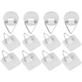 thumbnail image 2 of 60 pcs Adhesive Plate Hooks Picture Frame Hooks Sticky Plate Wall Hooks Photo Frame Hooks, 2 of 8