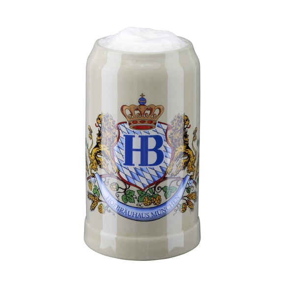 Chope de Bière Allemande Munich Hofbräuhaus München HB 1 Litre King Werk KI 1000059