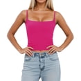 thumbnail image 1 of Women's Everyday Layering Tank Top with Adjustable Straps and Removable Padding for Casual Wear and, 1 of 6